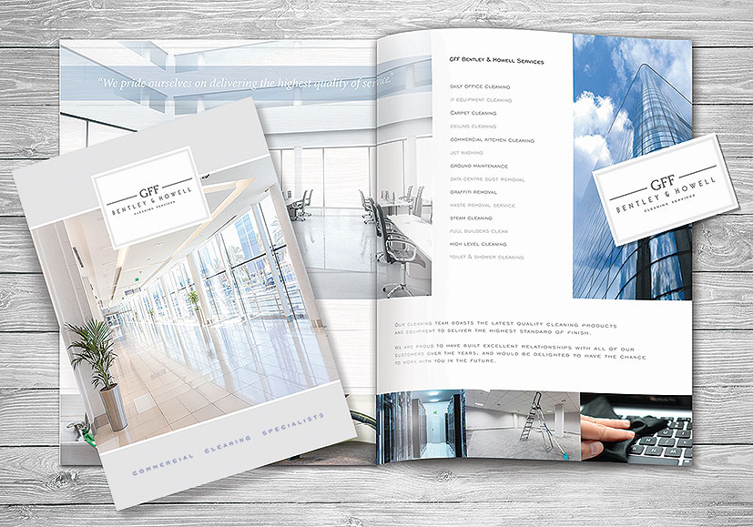 We design and print brochures