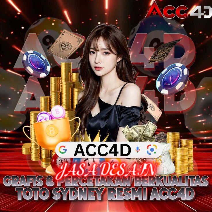ACC4D : Jasa Desain Grafis & Percetakan Berkualitas Toto Sydney Resmi ACC4D!